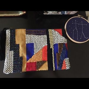 Anthropologie clutch bag